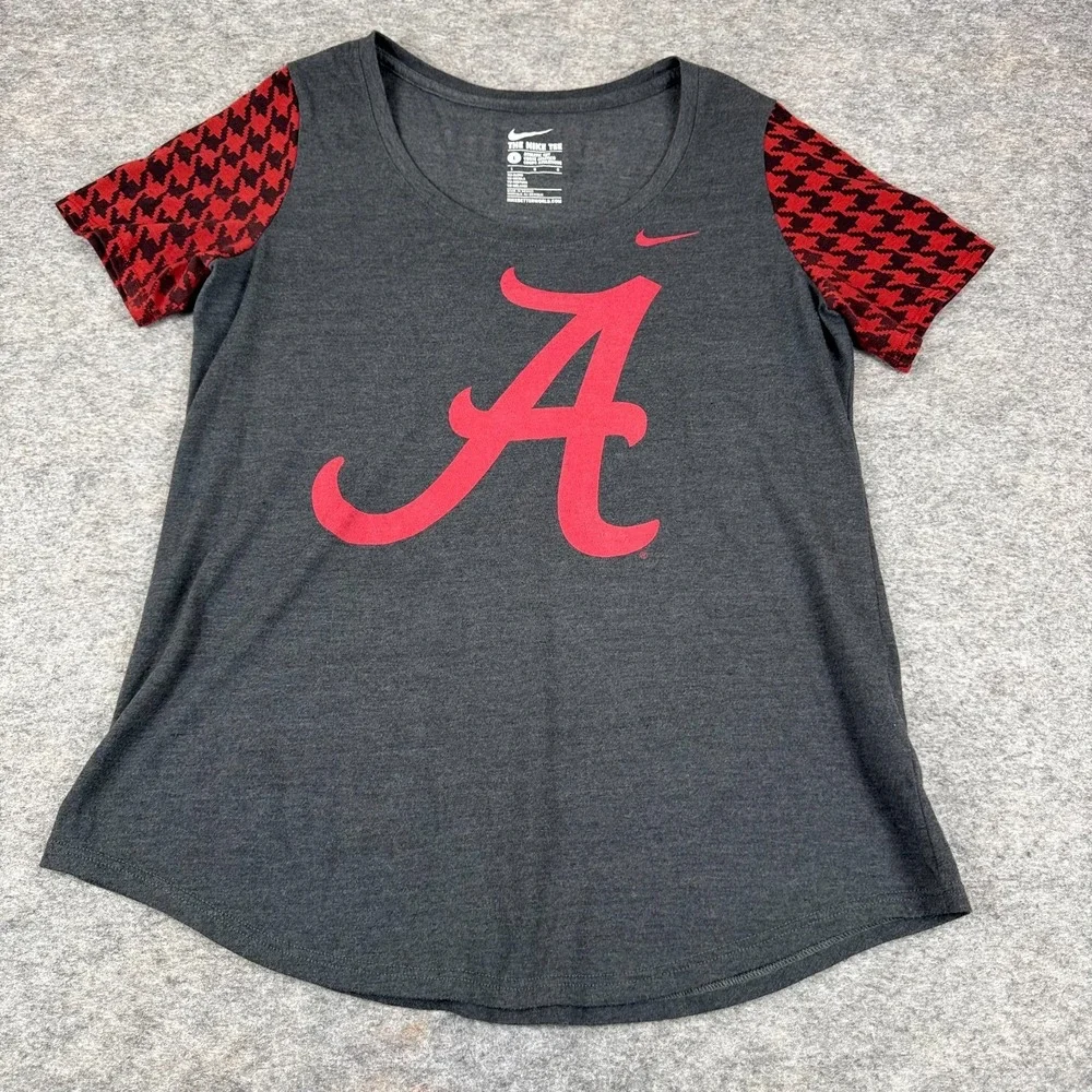 Nike Alabama Crimson Tide T-Shirt Tee Athletic Cut Womens Large L